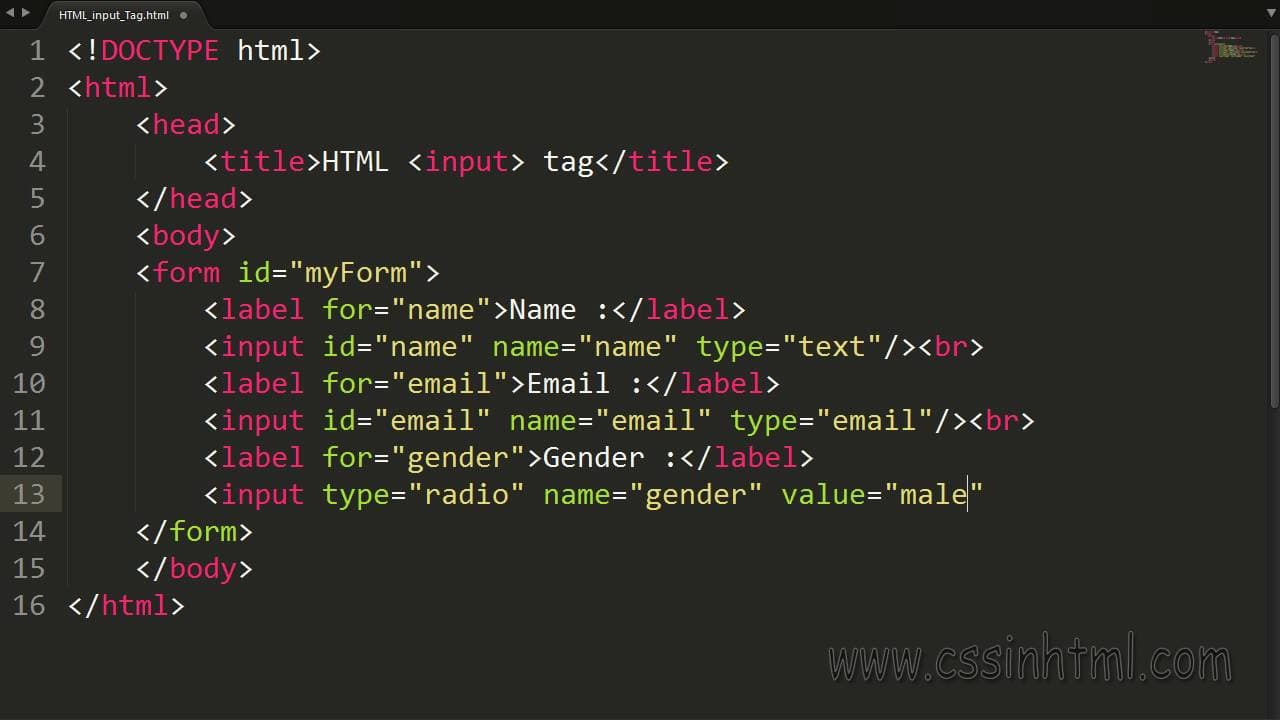 Everything you need to know about HTML Input Types